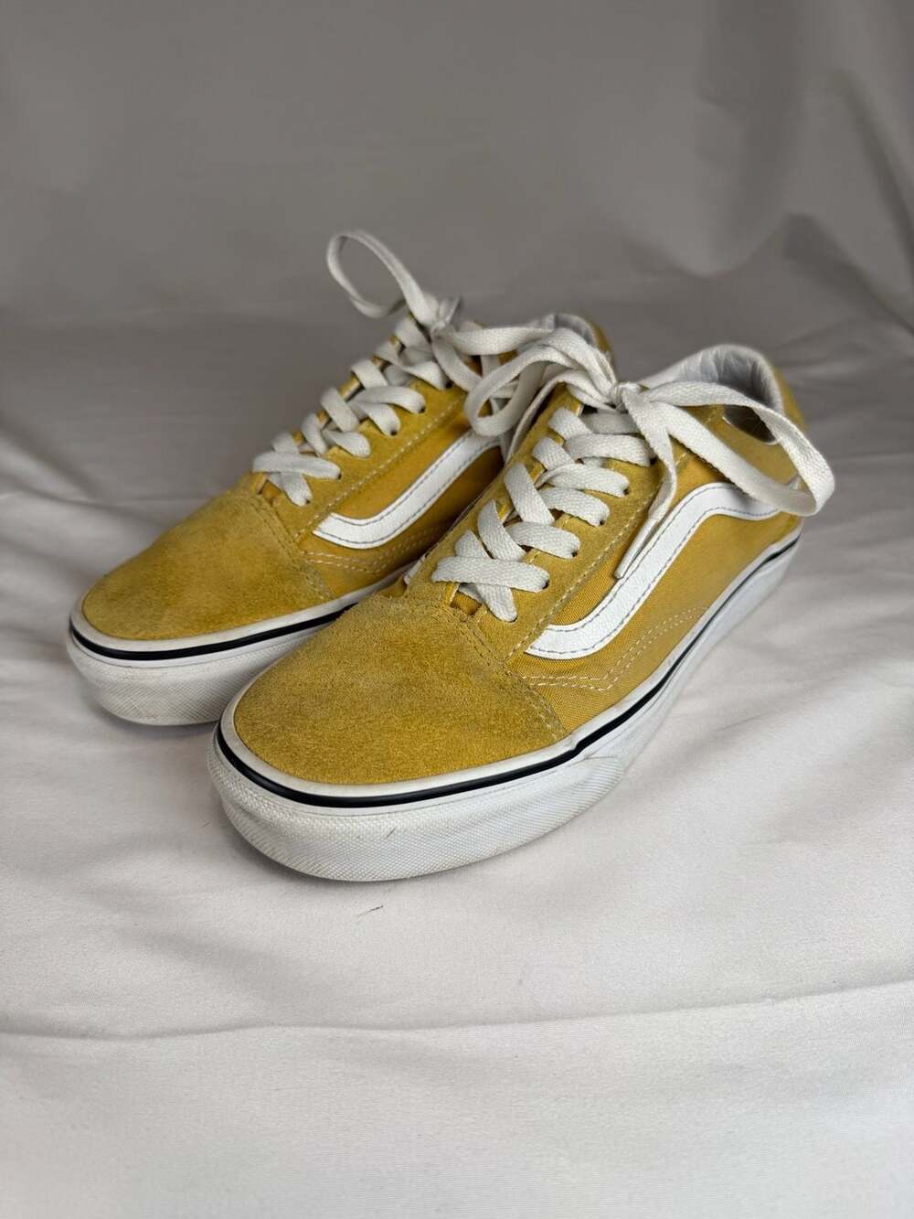 Y2K Retro Vans Old Skool Golden Yellow Skate Shoes Women's 7 Men's 5.5